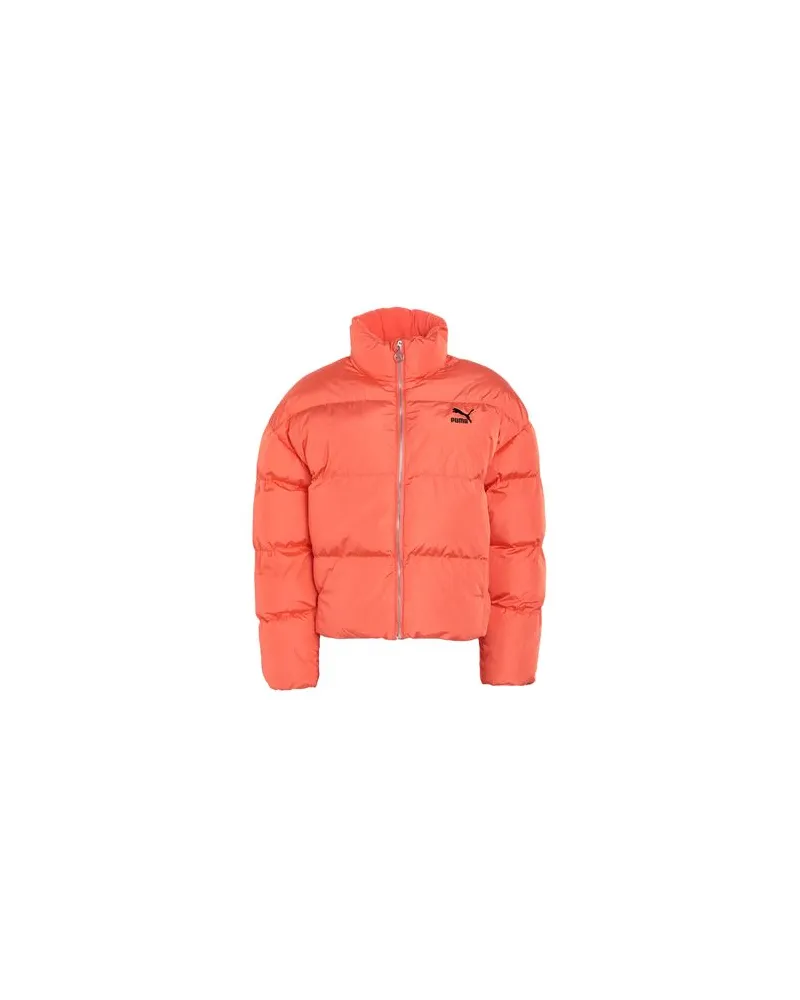 Puma Classics Oversized Puffer Jacket  - JACKEN & MÄNTEL - Pufferjacken & Daunenjackenauf YOOX.COM Orange