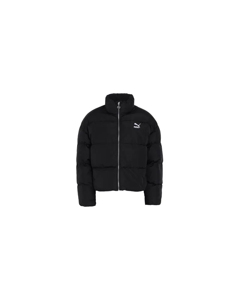 Puma Classics Oversized Puffer Jacket  - JACKEN & MÄNTEL - Pufferjacken & Daunenjackenauf YOOX.COM Schwarz