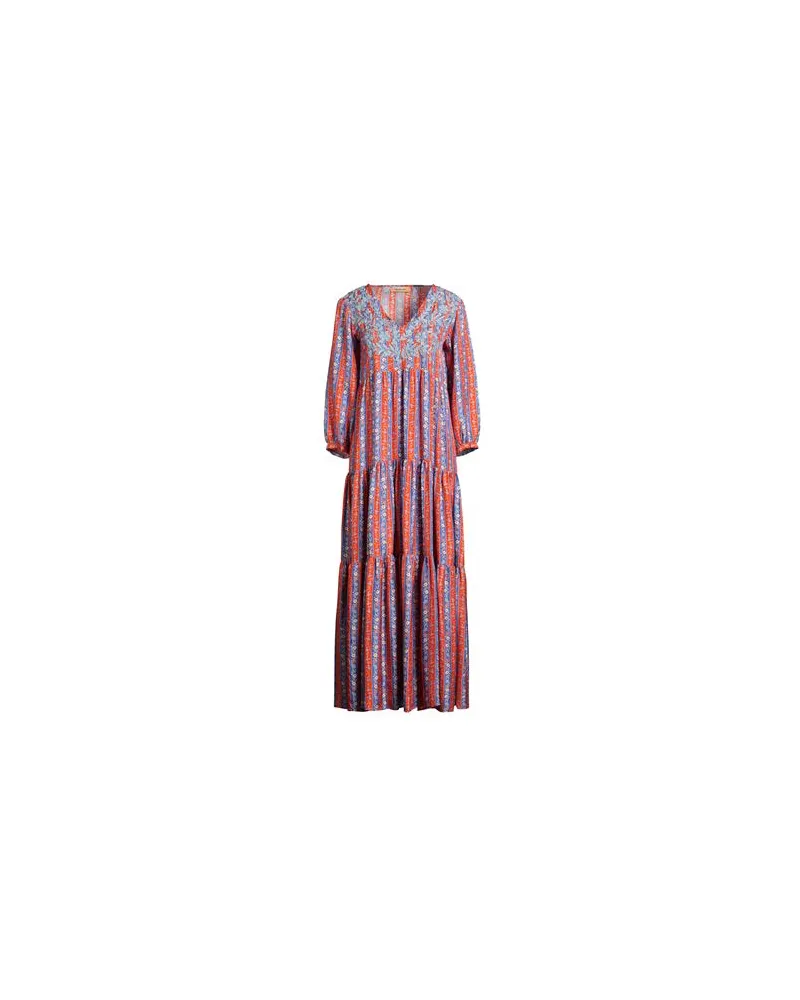MUZUNGU Sisters KLEIDER - Maxi-Kleiderauf YOOX.COM Orange