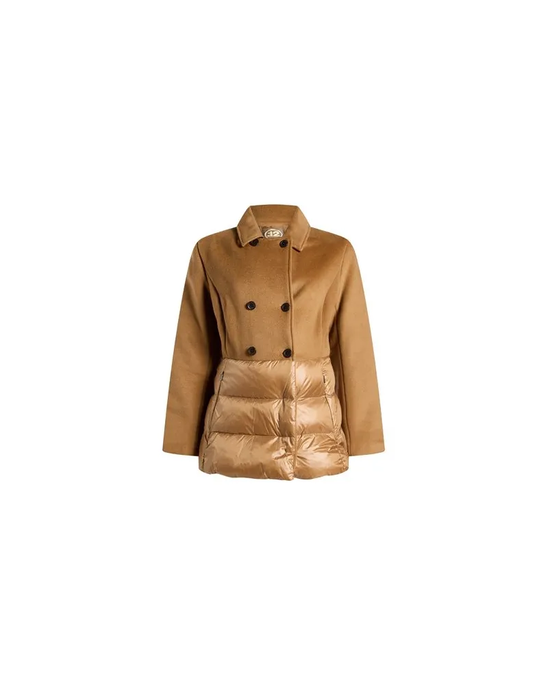Puntododici JACKEN & MÄNTEL - Mäntelauf YOOX.COM Kamel