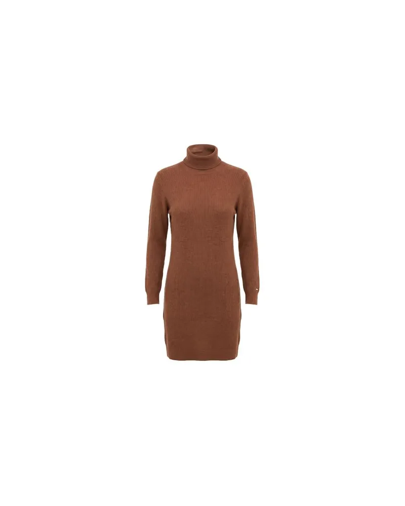 Tommy Hilfiger KLEIDER - Midi-Kleiderauf YOOX.COM Lederfarben
