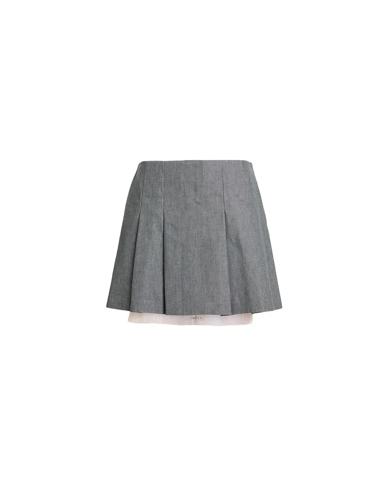 MAX&Co. NOEMI  - HOSEN & RÖCKE - Jeansröckeauf YOOX.COM Grau
