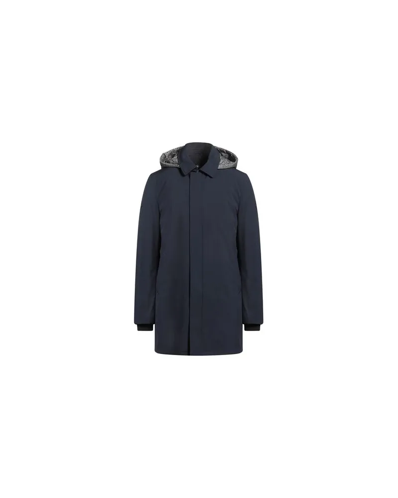 Manuel Ritz JACKEN & MÄNTEL - Mäntelauf YOOX.COM Marineblau