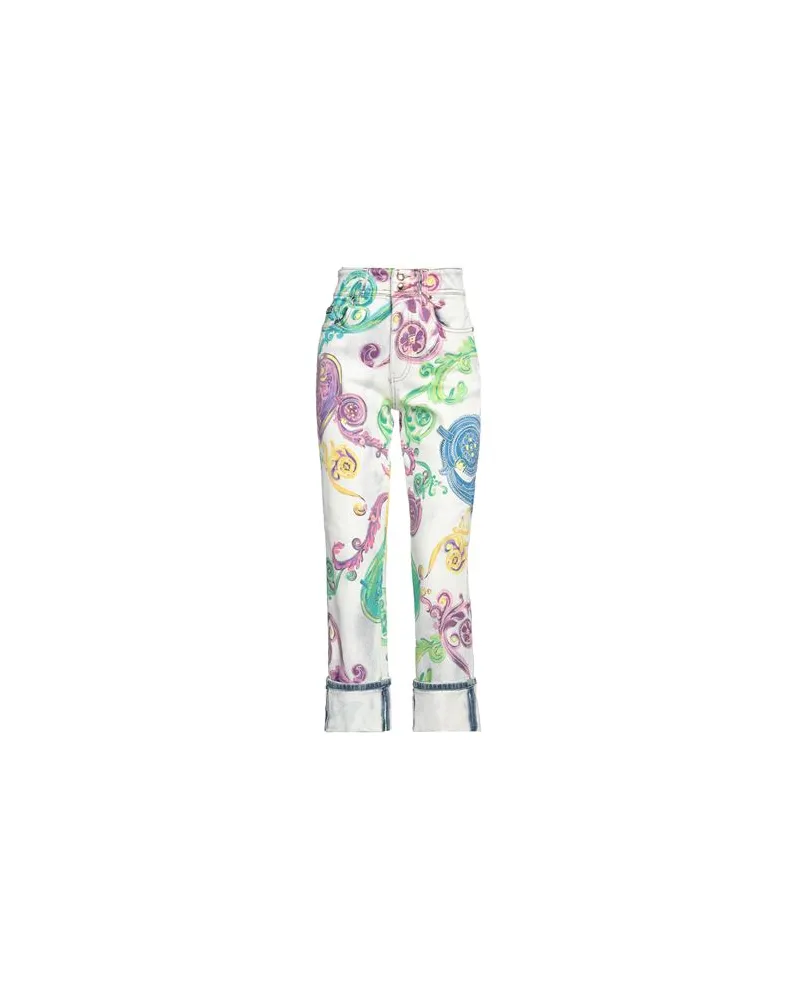 Versace Jeans HOSEN & RÖCKE - Jeanshosenauf YOOX.COM Blau