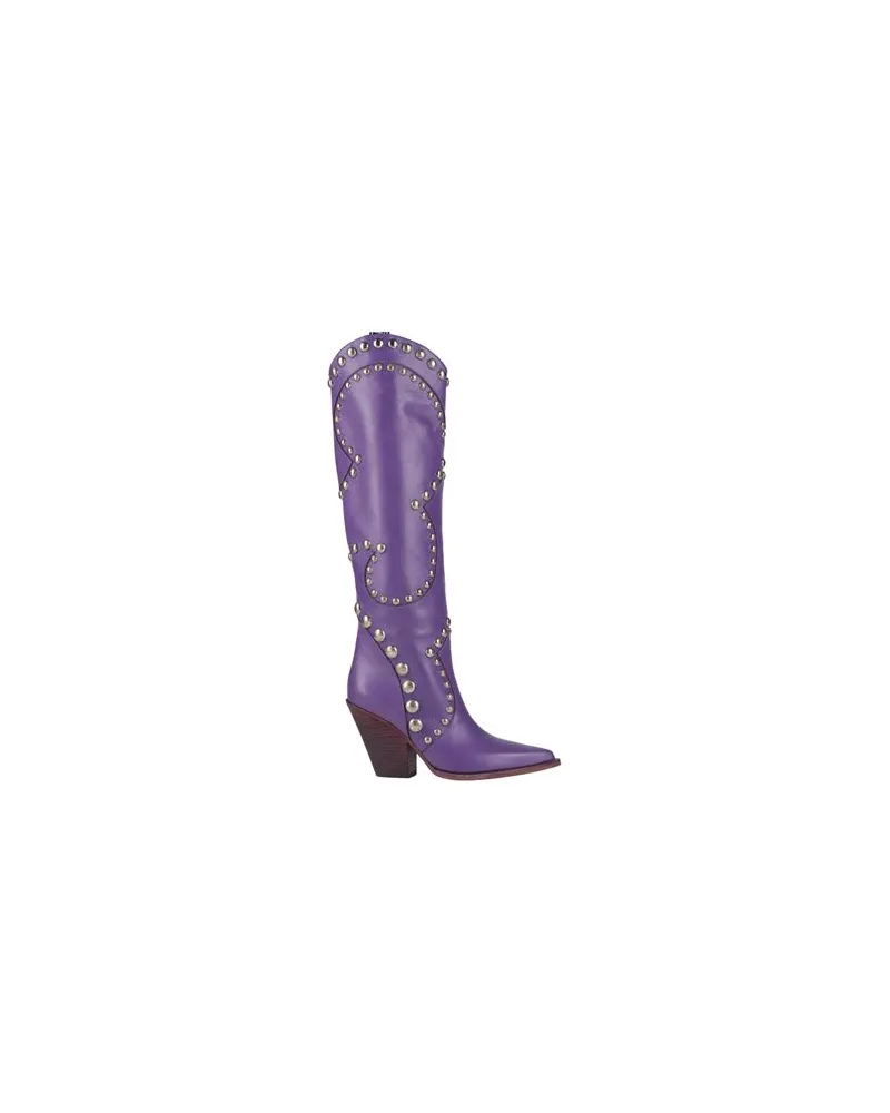 Elena Iachi SCHUHE - Stiefelauf YOOX.COM Violett