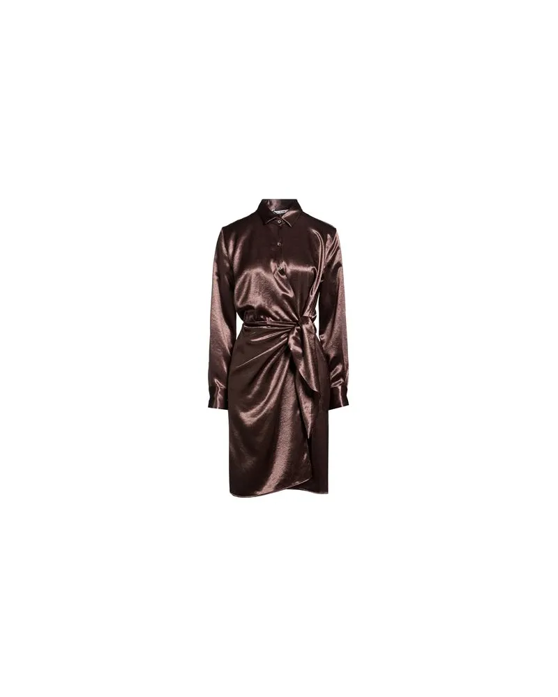 Caliban KLEIDER - Mini-Kleiderauf YOOX.COM Dunkelbraun