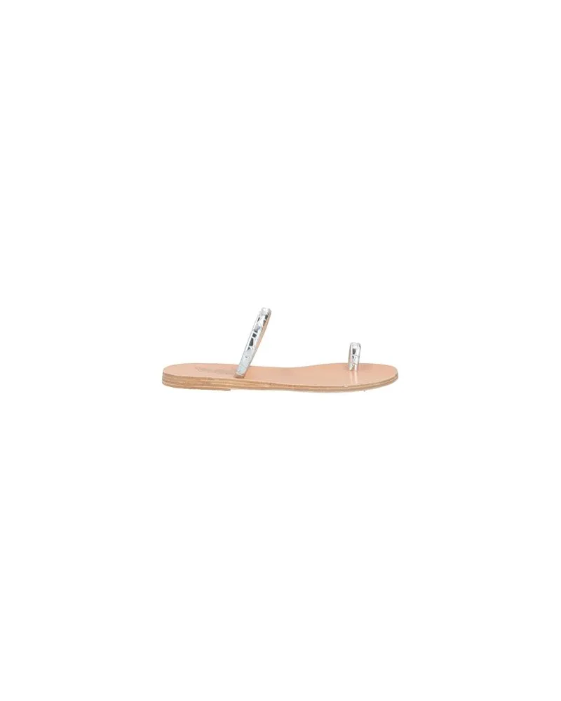 Ancient Greek Sandals SCHUHE - Zehentrennerauf YOOX.COM Silber
