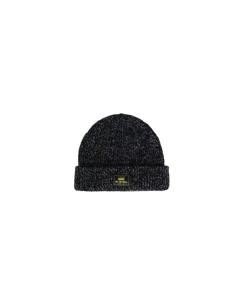 Vans MN BRUCKNER CUFF BEANIE  - ACCESSOIRES - Mützen & Hüteauf YOOX.COM Schwarz