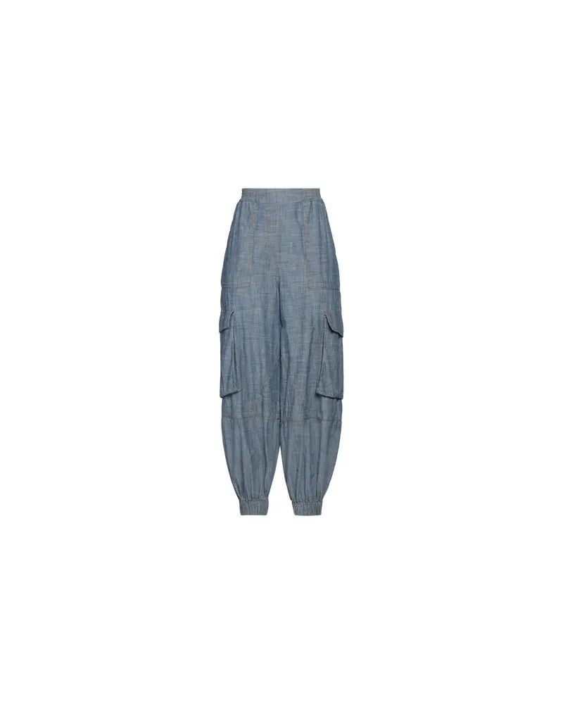 Semicouture HOSEN & RÖCKE - Hosenauf YOOX.COM Blau