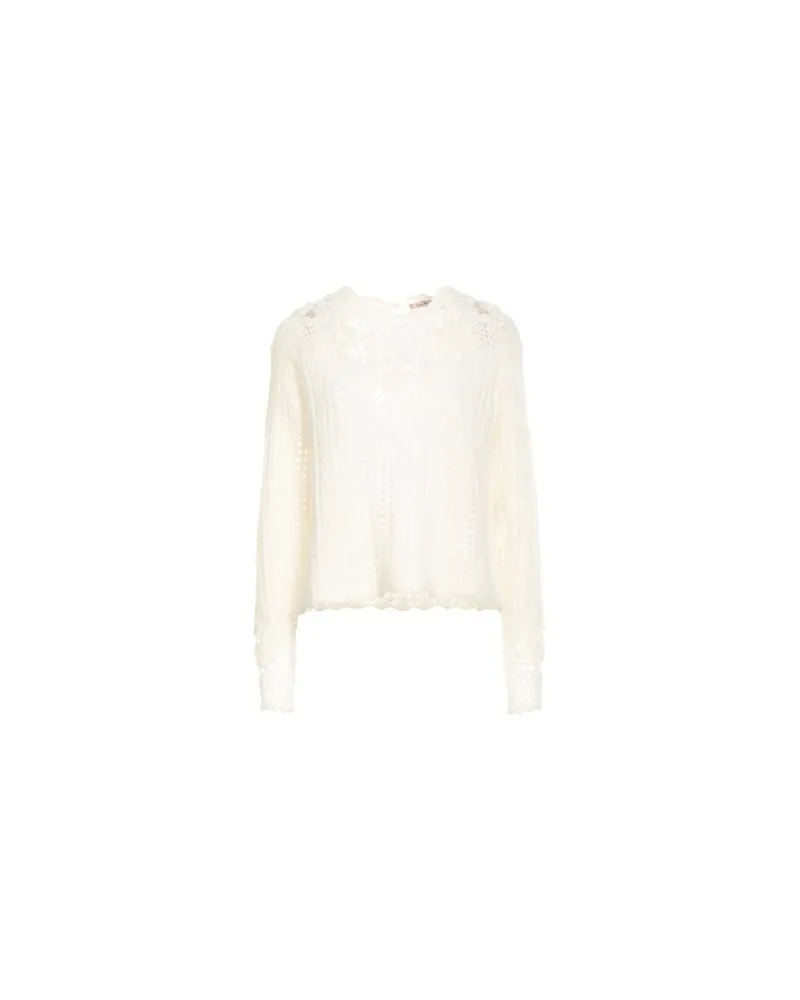 Twin-Set STRICKWAREN - Pulloverauf YOOX.COM Elfenbein