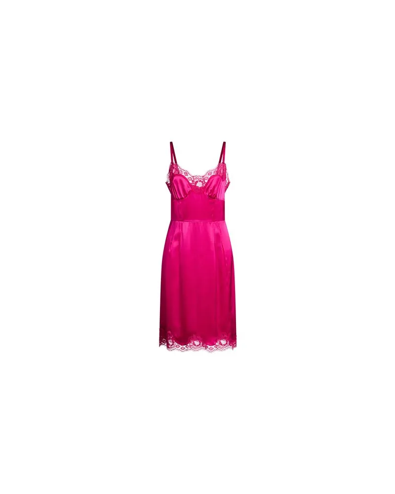 Dolce & Gabbana KLEIDER - Midi-Kleiderauf YOOX.COM Fuchsia