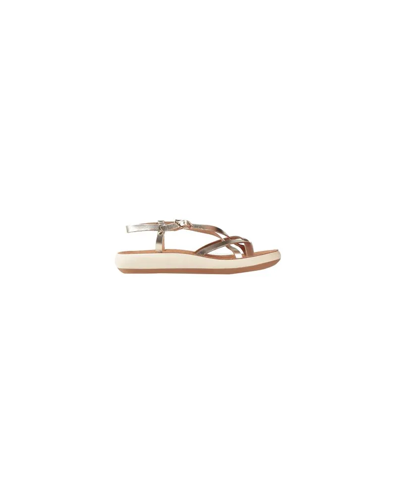 Ancient Greek Sandals SCHUHE - Zehentrennerauf YOOX.COM Platin