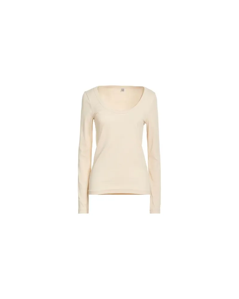 Totême TOPS - T-shirtsauf YOOX.COM Beige