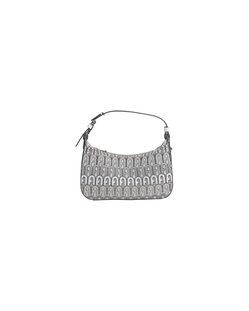Furla FLOW S SHOULDER BAG 25 - TASCHEN - Handtaschenauf YOOX.COM Hellgrau