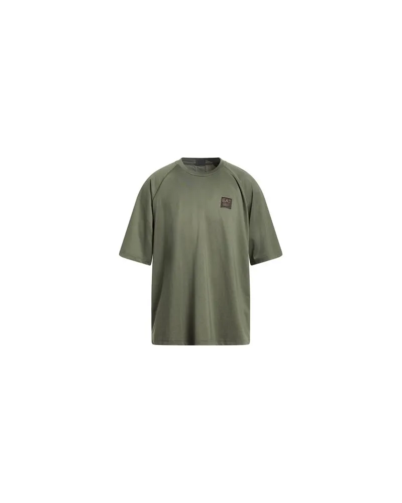 EA7 TOPS - T-shirtsauf YOOX.COM Militärgrün