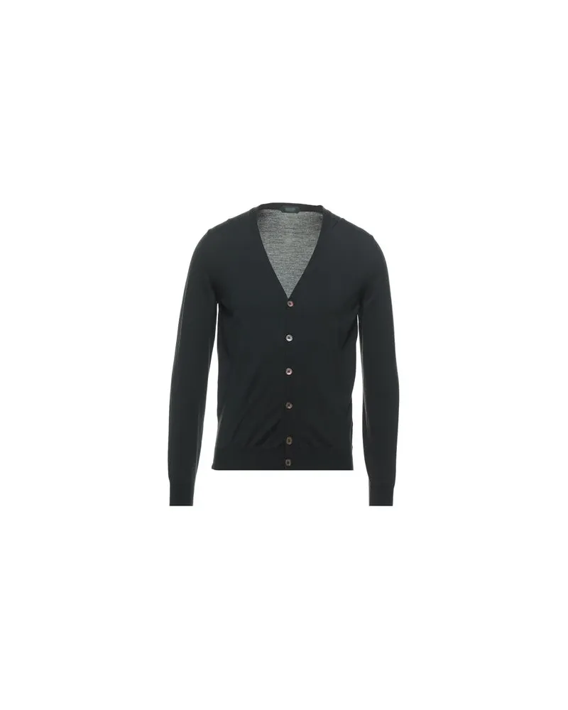 Zanone STRICKWAREN - Strickjackenauf YOOX.COM Dunkelgrün