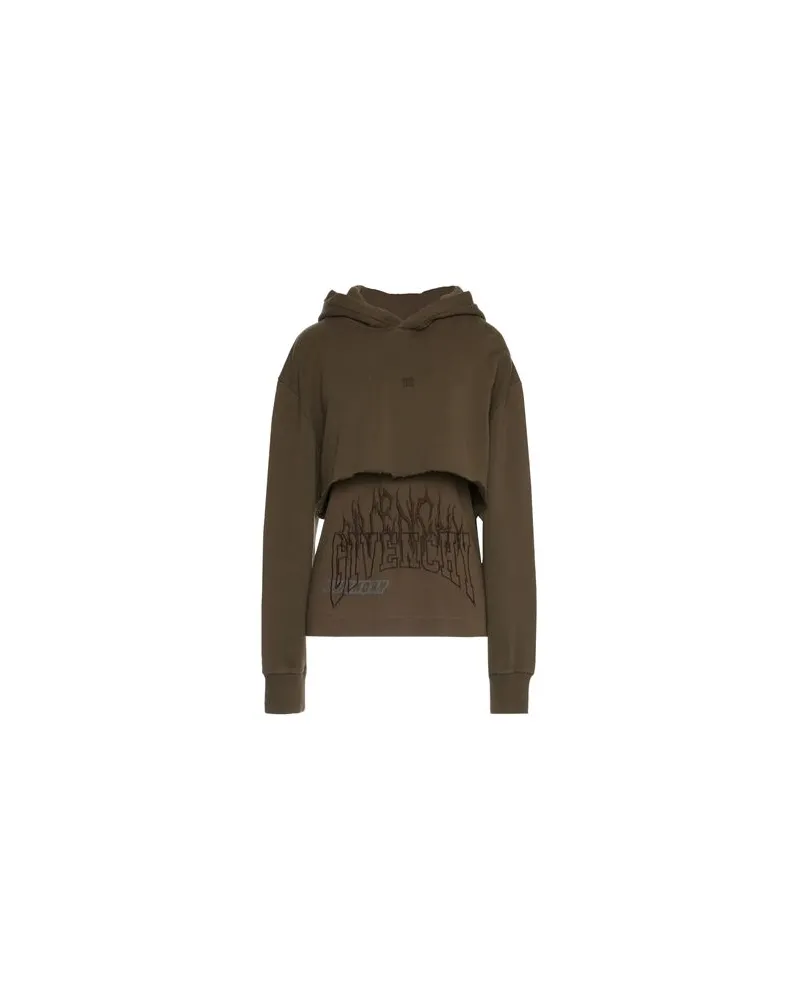 Givenchy TOPS - Sweatshirtsauf YOOX.COM Dunkelgrün