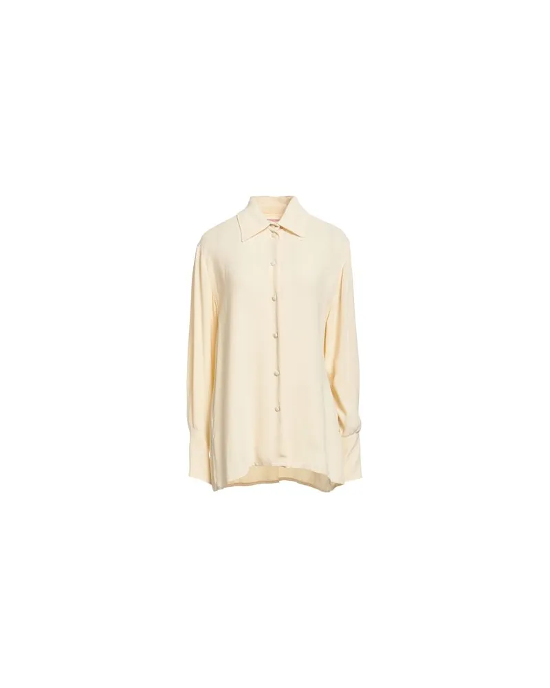Pink Memories TOPS - Hemdenauf YOOX.COM Cremeweiß