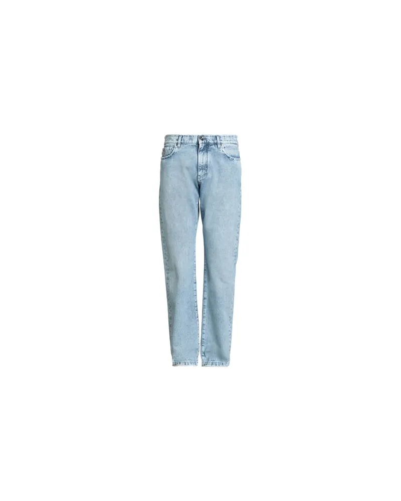 Versace HOSEN & RÖCKE - Jeanshosenauf YOOX.COM Blau