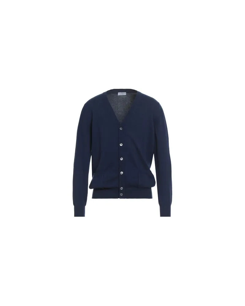 SONRISA STRICKWAREN - Strickjackenauf YOOX.COM Blau