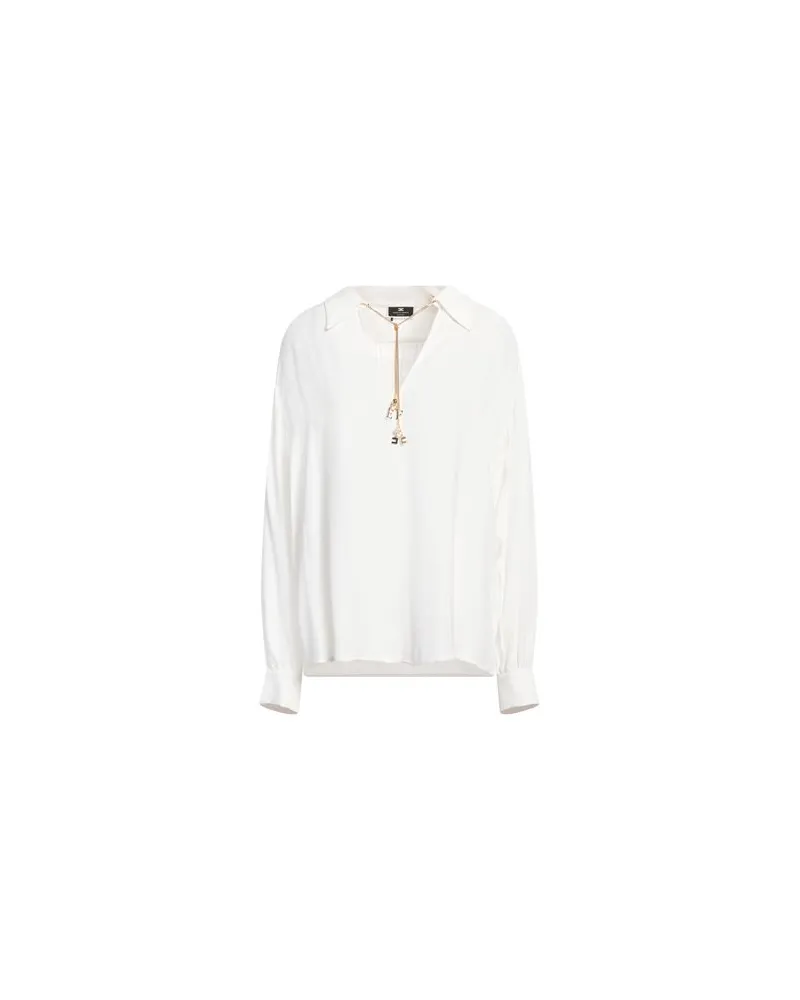 Elisabetta Franchi TOPS - Topsauf YOOX.COM Weiß