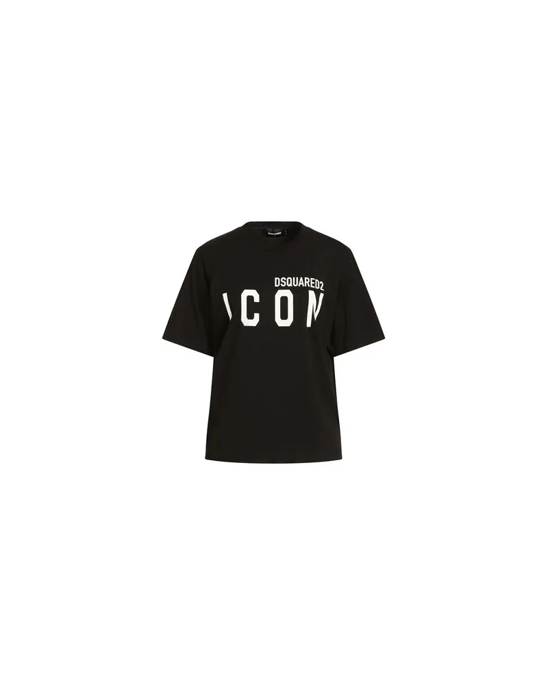 Dsquared2 ICON - TOPS - T-shirtsauf YOOX.COM Schwarz