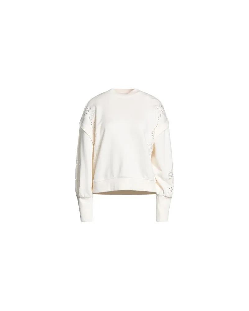Maison Scotch TOPS - Sweatshirtsauf YOOX.COM Weiß