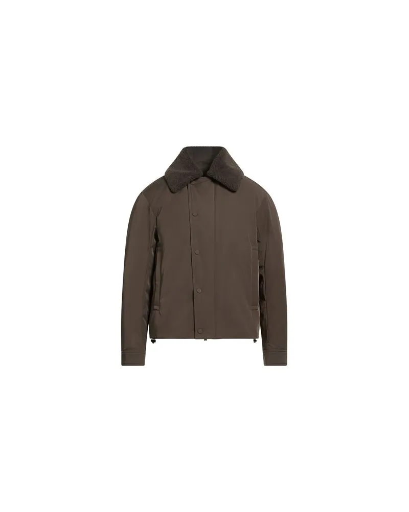 Emporio Armani JACKEN & MÄNTEL - Pufferjacken & Daunenjackenauf YOOX.COM Dunkelgrün