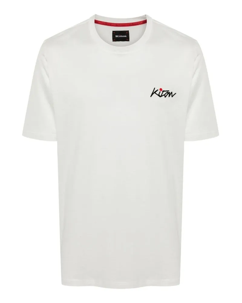 Kiton T-shirts Weiß