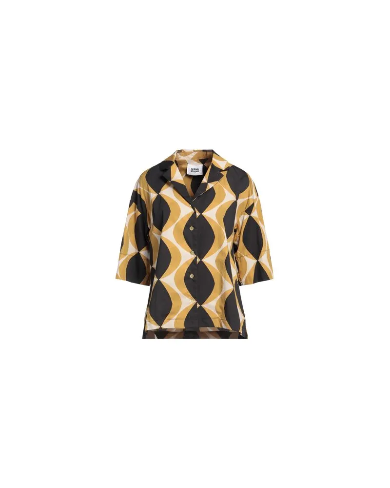 Alpha Studio TOPS - Hemdenauf YOOX.COM Senf
