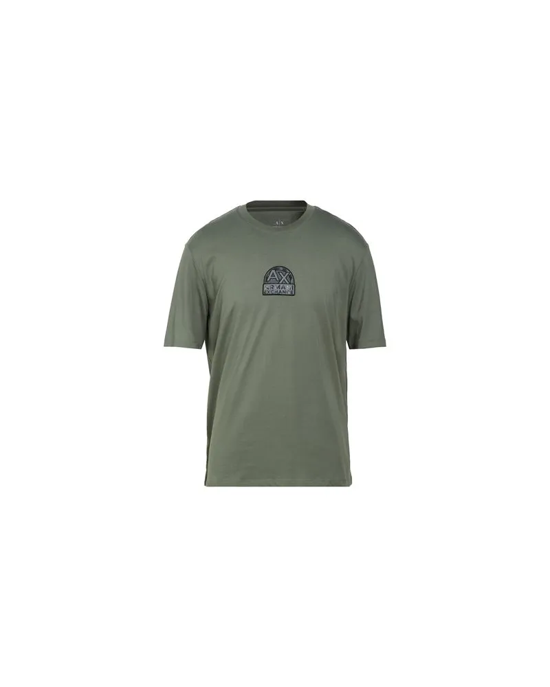 Armani Exchange TOPS - T-shirtsauf YOOX.COM Militärgrün
