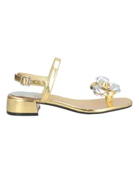 Jeffrey Campbell Zehentrenner Gold