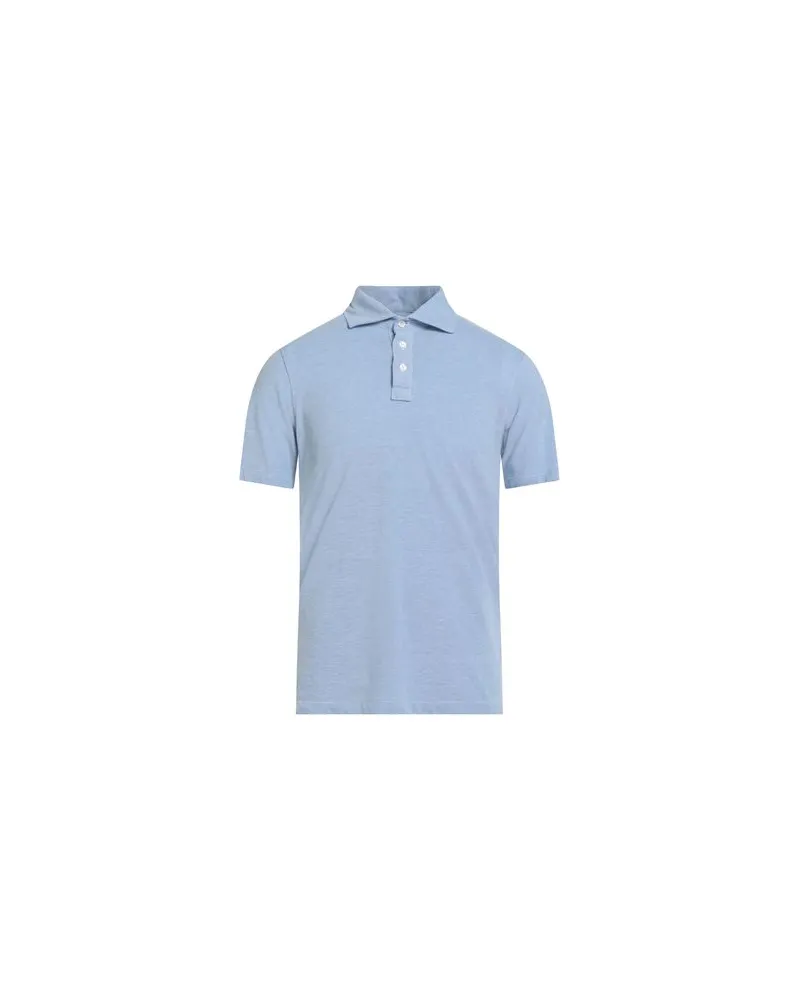 Luigi Borrelli TOPS - Poloshirtsauf YOOX.COM Azurblau