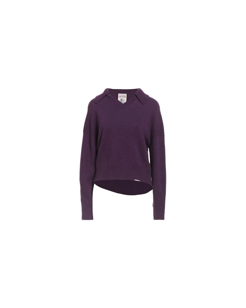 Semicouture STRICKWAREN - Pulloverauf YOOX.COM Pflaume