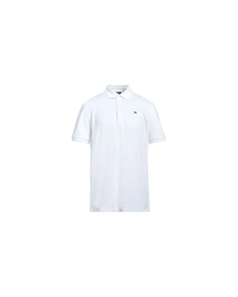 Napapijri TOPS - Poloshirtsauf YOOX.COM Weiß