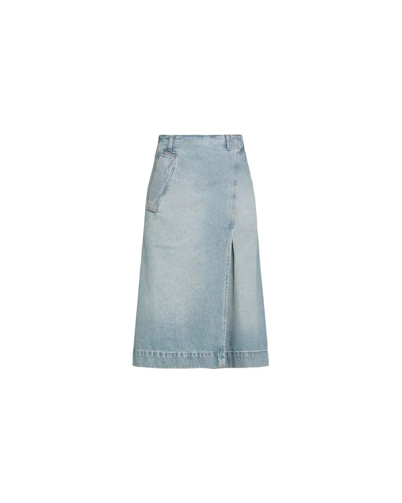 Victoria Beckham HOSEN & RÖCKE - Jeansröckeauf YOOX.COM Blau