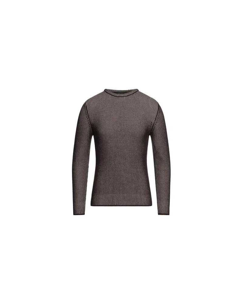 VNECK STRICKWAREN - Pulloverauf YOOX.COM Dunkelbraun