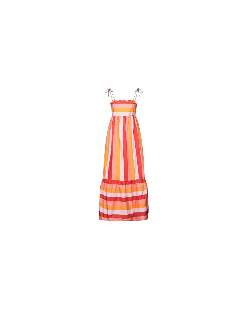 Twin-Set KLEIDER - Maxi-Kleiderauf YOOX.COM Orange