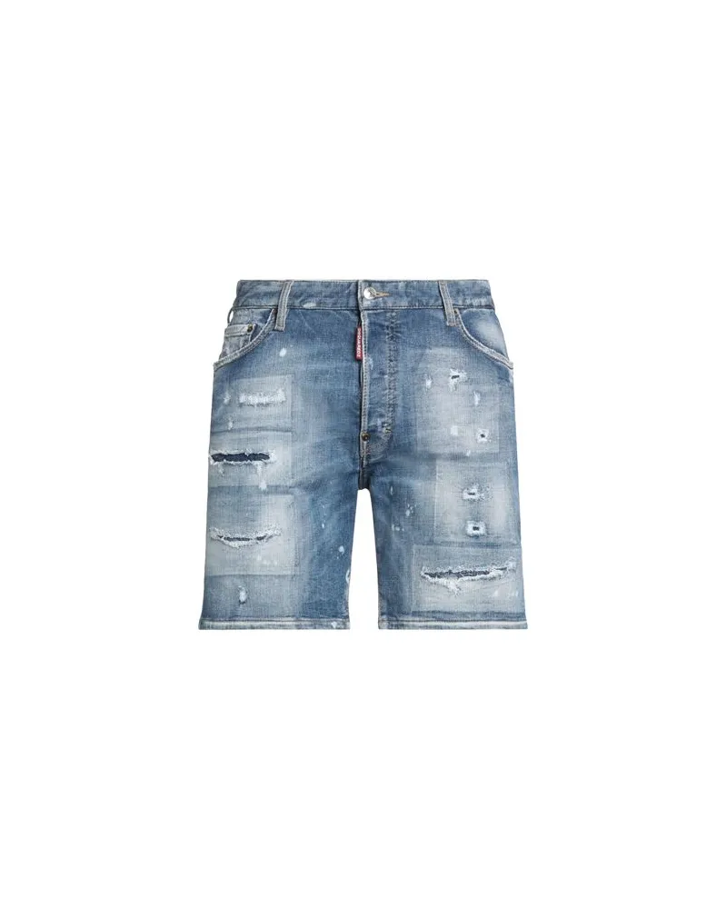 Dsquared2 HOSEN & RÖCKE - Jeansshortsauf YOOX.COM Blau