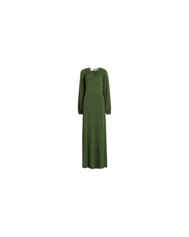 Semicouture KLEIDER - Maxi-Kleiderauf YOOX.COM Dunkelgrün