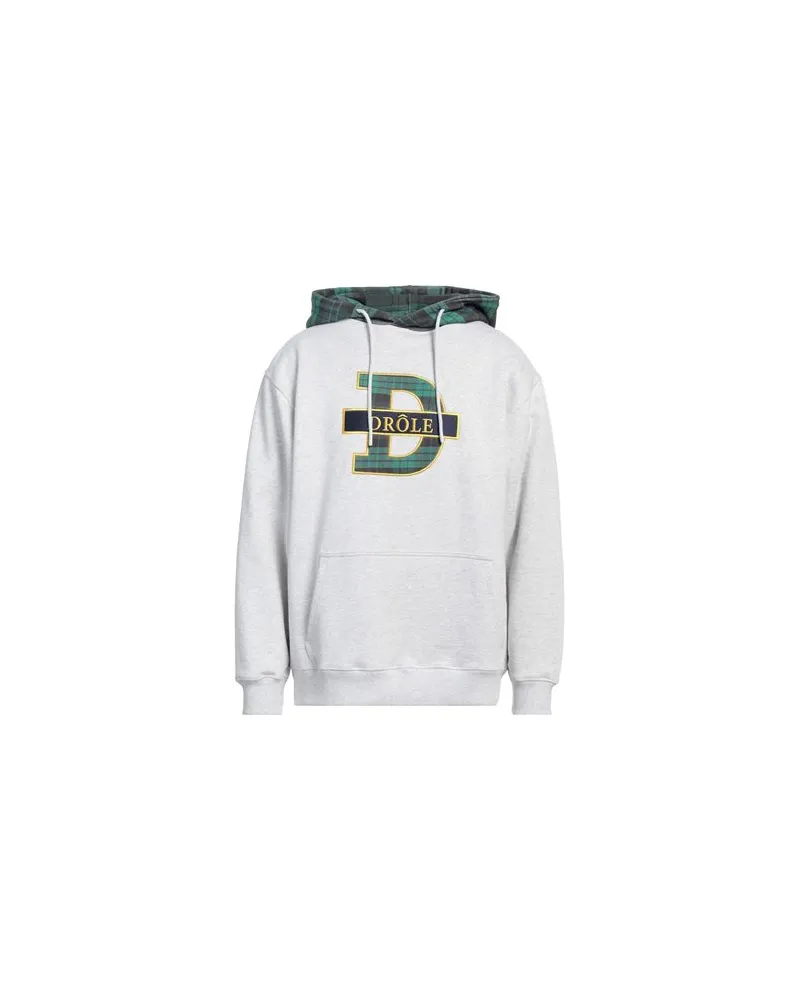 Drôle de Monsieur TOPS - Sweatshirtsauf YOOX.COM Hellgrau