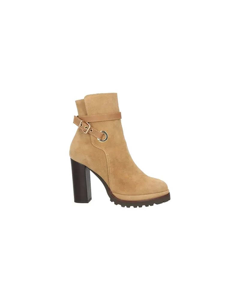 ELVIO ZANON SCHUHE - Stiefelettenauf YOOX.COM Sand