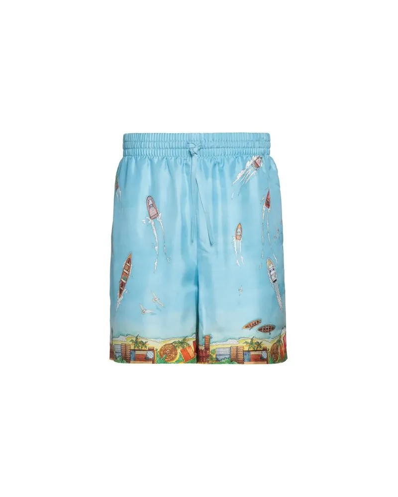 Casablanca Paris HOSEN & RÖCKE - Shorts & Bermudashortsauf YOOX.COM Himmelblau