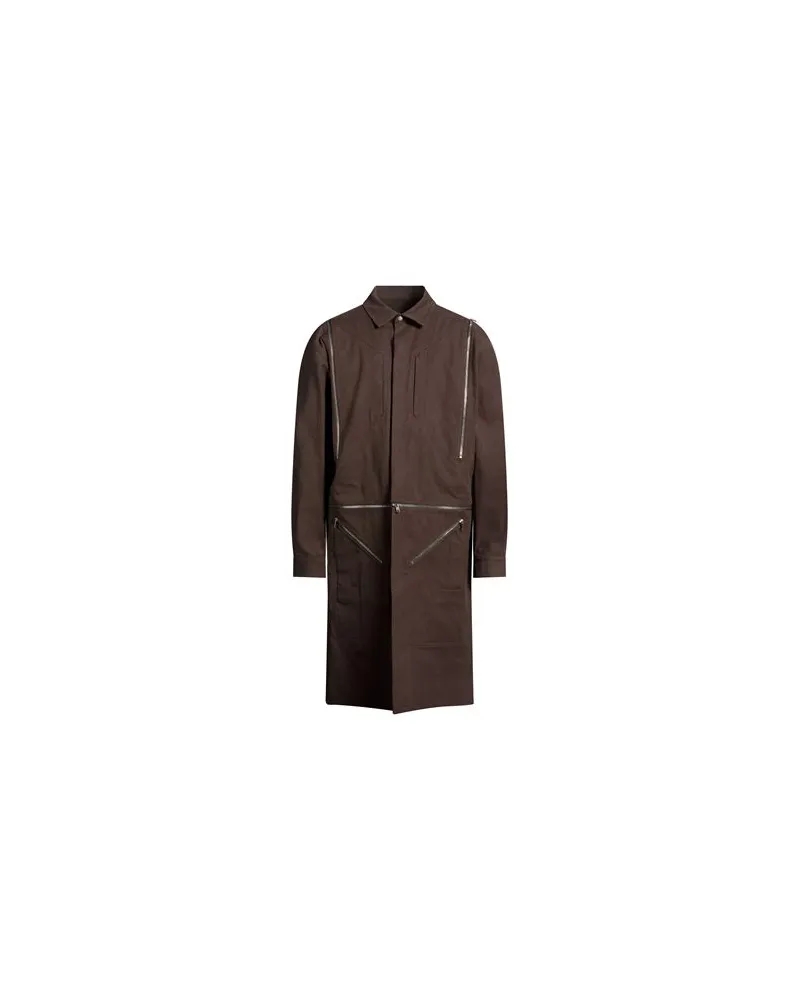 Rick Owens JACKEN & MÄNTEL - Mäntelauf YOOX.COM Dunkelbraun