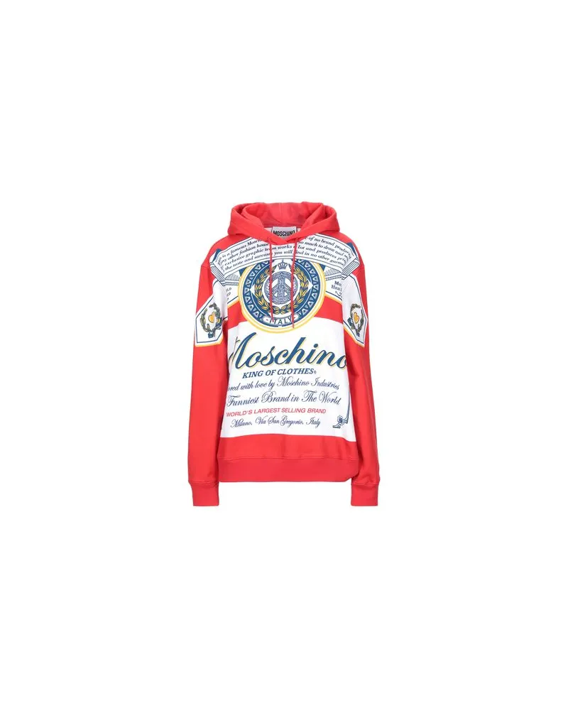 Moschino TOPS - Sweatshirtsauf YOOX.COM Rot