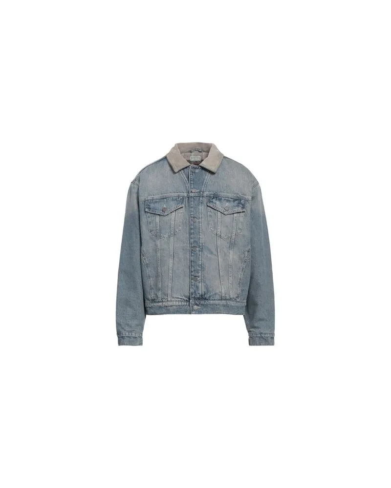 Guess JACKEN & MÄNTEL - Jeansjacken/Mäntelauf YOOX.COM Blau