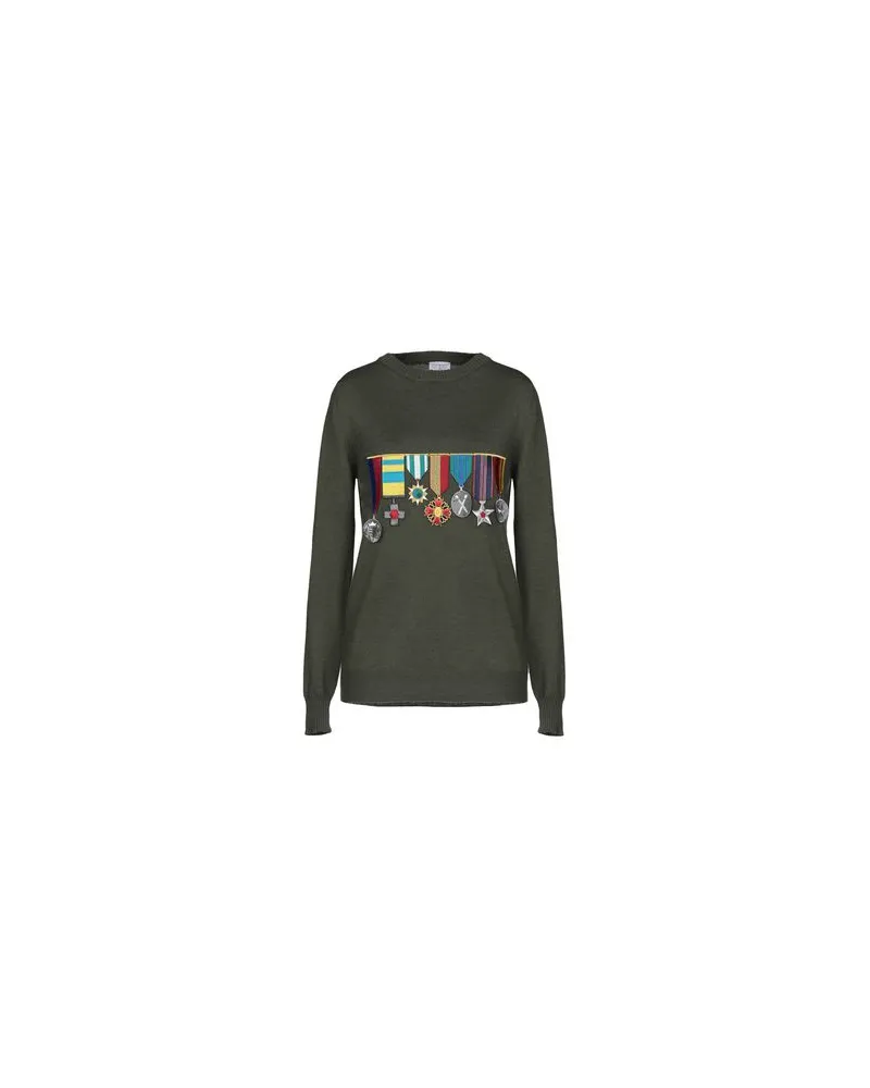 Stella Jean STRICKWAREN - Pulloverauf YOOX.COM Militärgrün