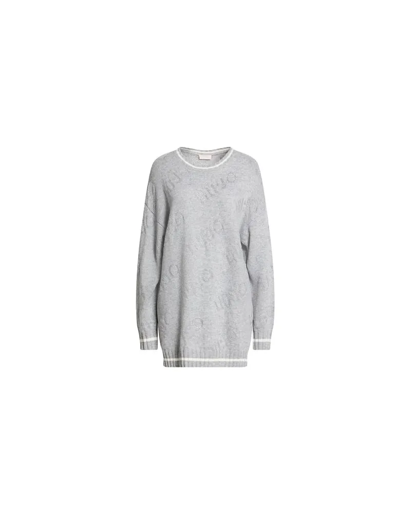 Liu Jo BETTER - STRICKWAREN - Pulloverauf YOOX.COM Hellgrau