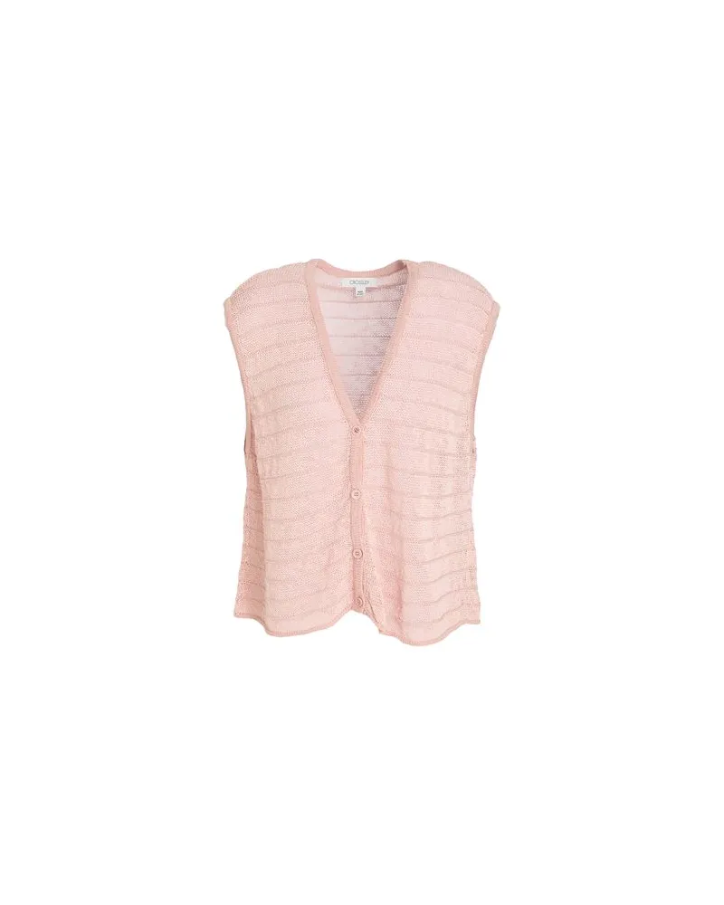 CROSSLEY STRICKWAREN - Strickjackenauf YOOX.COM Hellrosa