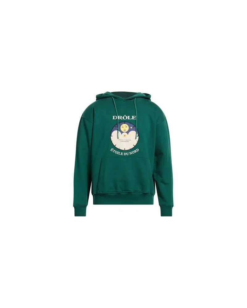Drôle de Monsieur TOPS - Sweatshirtsauf YOOX.COM Smaragdgrün